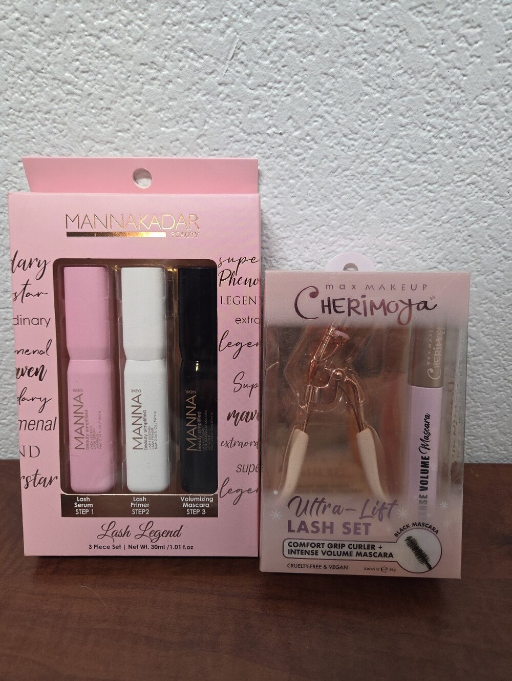 Manna Kadar Lash Legends Trio & Max Makeup Cherimoya Eyelash Curler Nwt